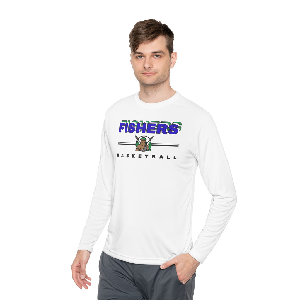 Fishers Basketball Long Sleeve Tee — Personalized Team Shooting Shirt