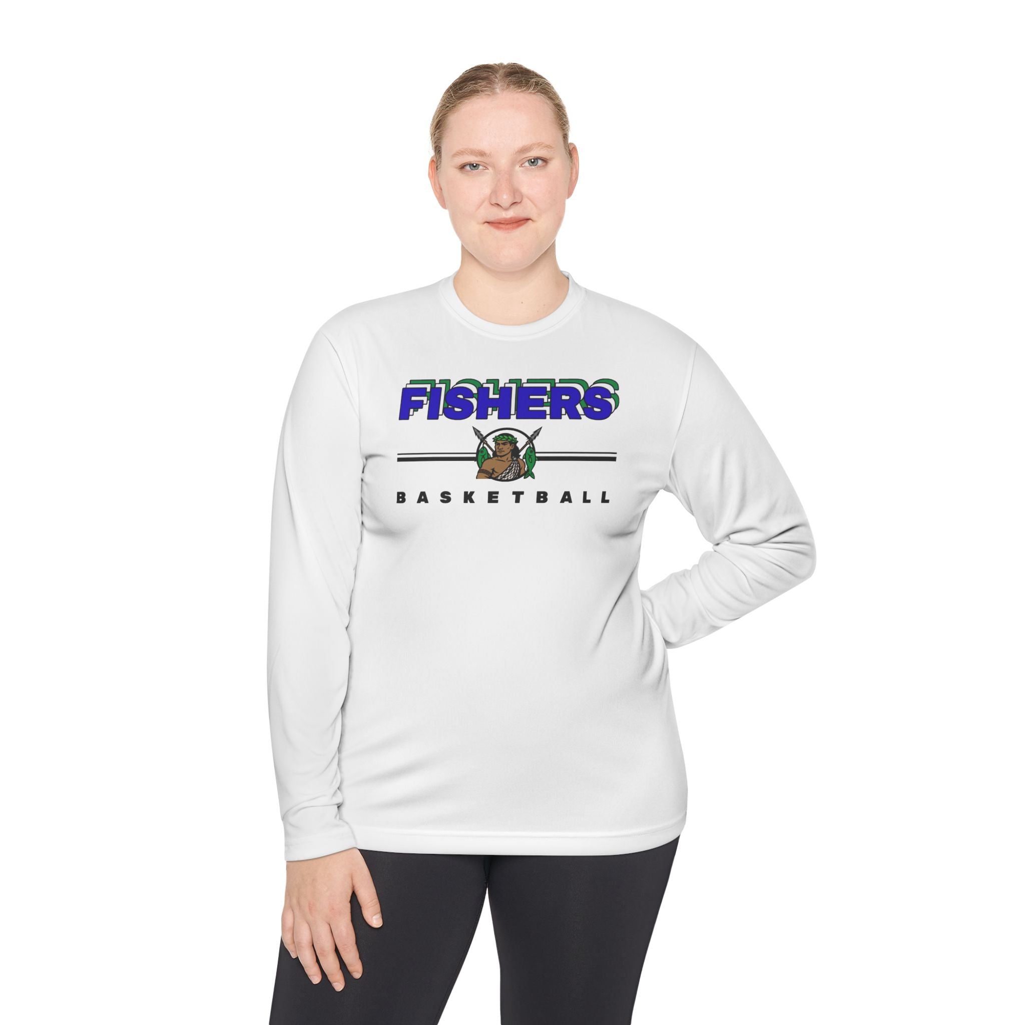 Fishers Basketball Long Sleeve Tee — Personalized Team Shooting Shirt