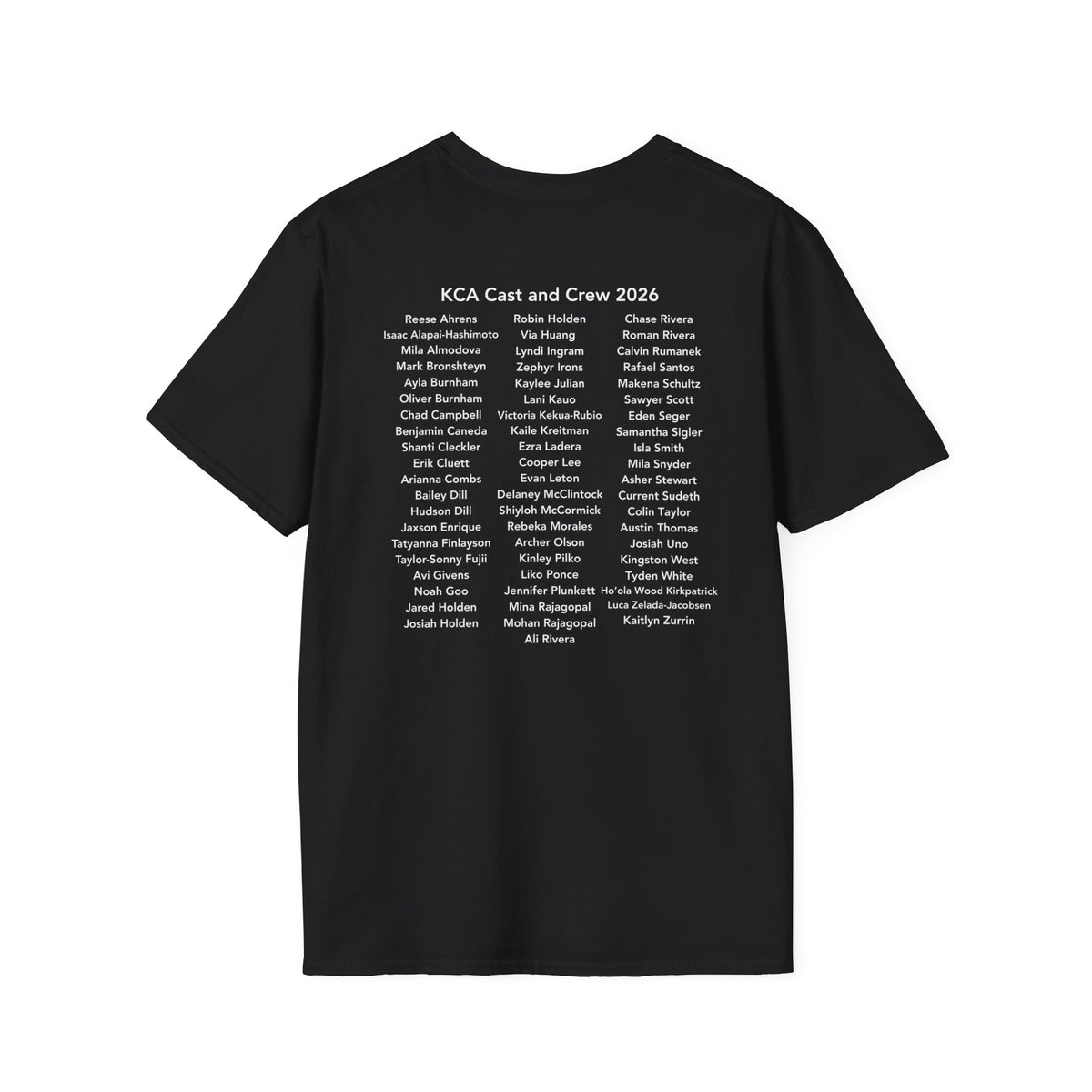 Alice in Wonderland Adult Cast & Crew T-Shirt